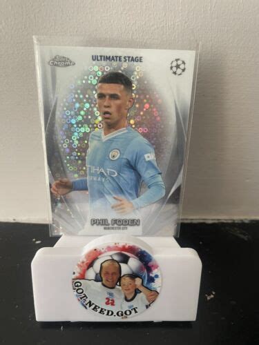 TOPPS UCC FLAGSHIP 23 24 PHIL FODEN MANCHESTER CITY ULTIMATE STAGE