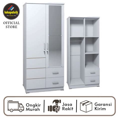 Jual Lemari Pakaian Pintu Olympic Minimalis Modern Murah Tegal