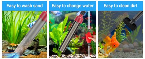 Suness Aquarium Gravel Cleaner Fish Tank Gravel Cleaner In Manual