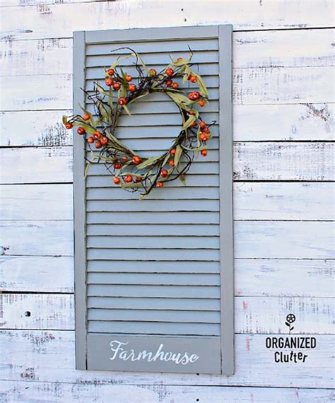 Fabulous Farmhouse Upcycled Shutter Diys The Cottage Market