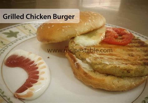 Juicy Perfection The Easy Grilled Chicken Burger Recipe Recipestable