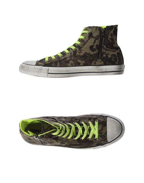 Lyst - Converse High-tops & Trainers in Green for Men