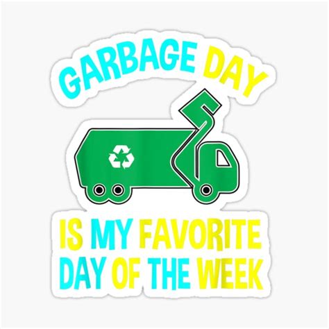 "Garbage Uniform Trash Truck Kids Garbage Man Costume" Sticker for Sale ...