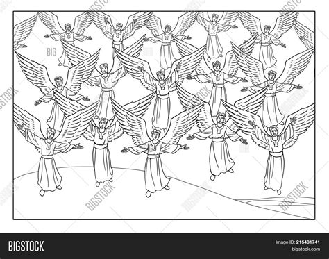 Choir Singing Angels Image And Photo Free Trial Bigstock