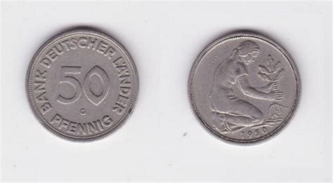 Pfennig Nickel M Nze Bank Deutscher L Nder G Nr