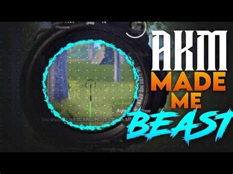 AKM MADE ME BEAST PUBG MOBILE MONTAGE 4FINGER FULL GYRO BLOODYGOD