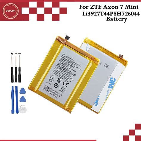 Ocolor For Zte Axon Mini Li T P H Battery Batteria Mah