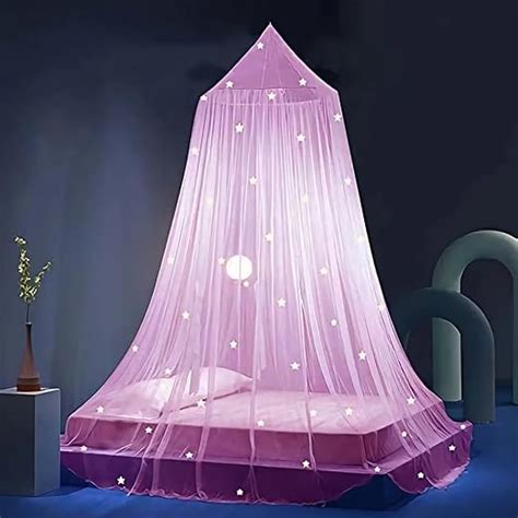 Eimilaly Toldo De Cama Con Estrellas Que Brilla En La Oscuridad Toldo