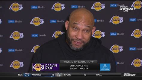 Darvin Ham POSTGAME INTERVIEW Los Angeles Lakers Lose To Houston