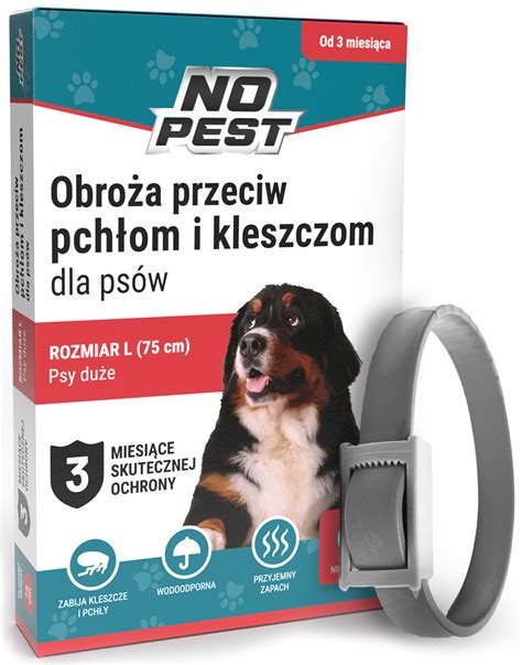 Obro A Na Kleszcze I Pch Y Dla Psa Du Ego Rozmiar Xl