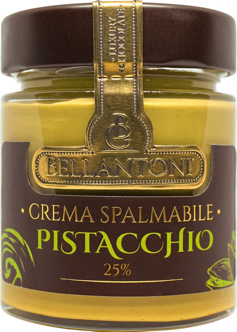 Crema Spalmabile Al Pistacchio 25 Bellantoni Cioccolato