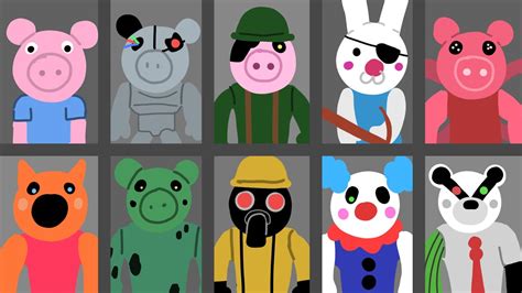 Roblox Piggy Characters Drawings Doodles Youtube