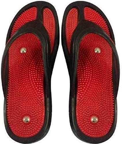 Acupressure Magnetic Therapy Sandals Acupressure Foot Relaxer Foot Massager Slipper Rotating