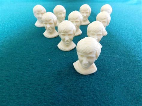 Set Of 10 Colgate Hockey Head 71 72 Promotion Gary Unger St Louis Blue