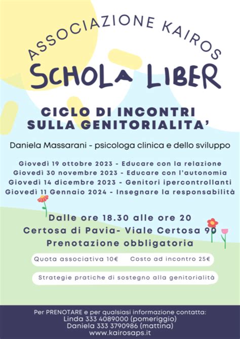 Ciclo Di Incontri Sulla Genitorialit