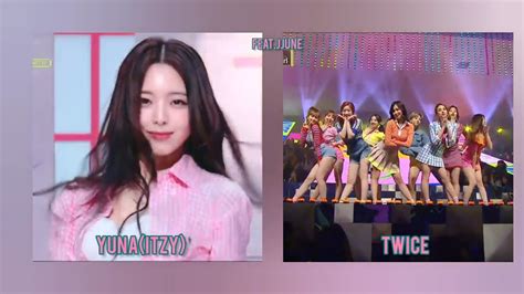 Yuna Itzy And Twice U Go Girl Performance Mix 있지 유나 트와이스 Itzy Yuna Twice Youtube