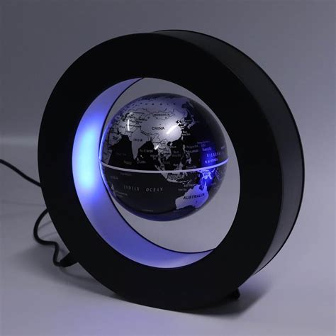 Magnetischer Schwebender Globus Mit Led Licht Schreibtisch Gadget