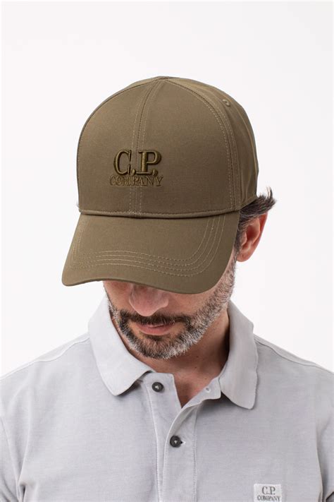 Green Cap For Man Cp Company Ss Rione Fontana