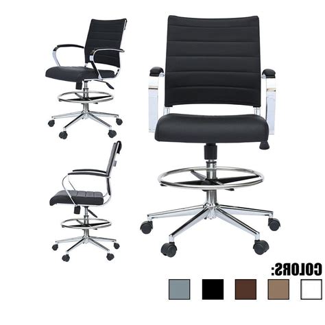 Modern Designer Ergonomic Office Drafting Chair Low Back