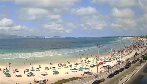 Semana Come A Sol Entre Nuvens E Praia Cheia Em Cabo Frio Rc H