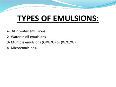 emulsion