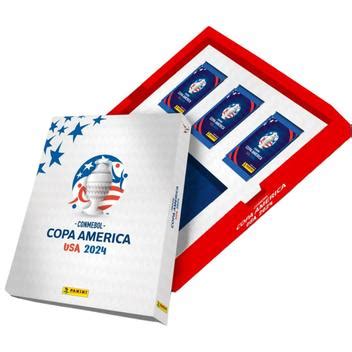 Álbum Copa América 2024 Box Premium Prata Capa Dura 30 Env Panini