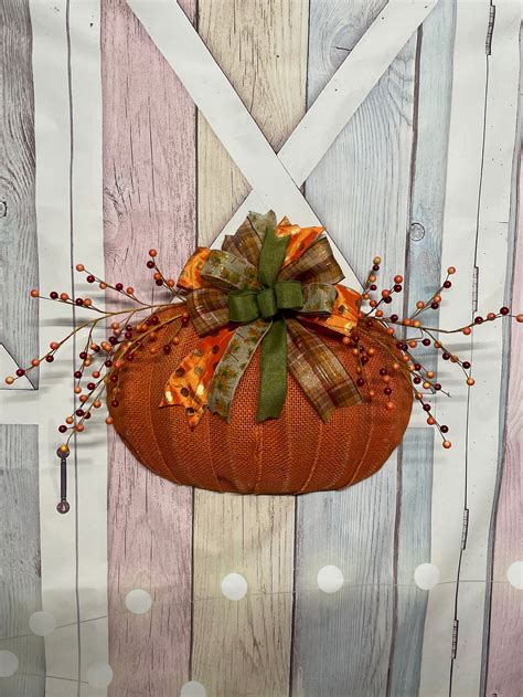 Pumpkin Wreath - Etsy