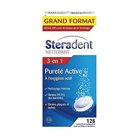 Steradent Maxi Format Nettoyant Pour Proth Se Dentaire