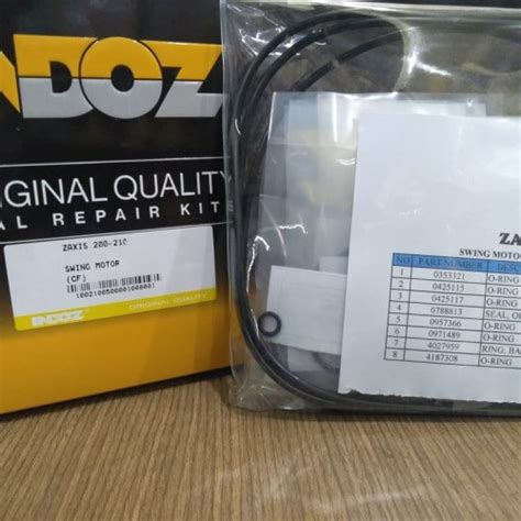 Jual Seal Kit Alat Berat Zaxis Swing Motor Indoz Jakarta Utara