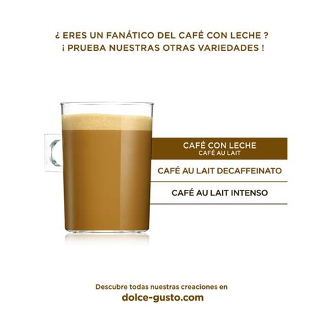 Estuche C Psulas Nescafe Dolce Gusto Caf Con Leche Selecci N