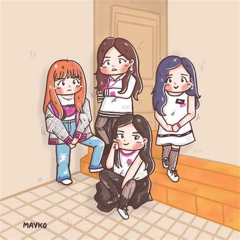 Fanart] Blackpink X Magazine Rose Jennie Lisa Jisoo Blackpink