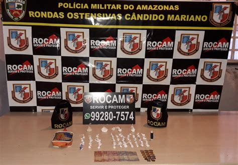 Policiais Militares Da Rocam Detém Suspeito Com Drogas Na Zona Leste Ssp