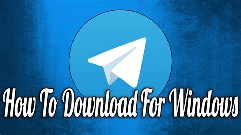 How To Download Telegram For Windows Youtube