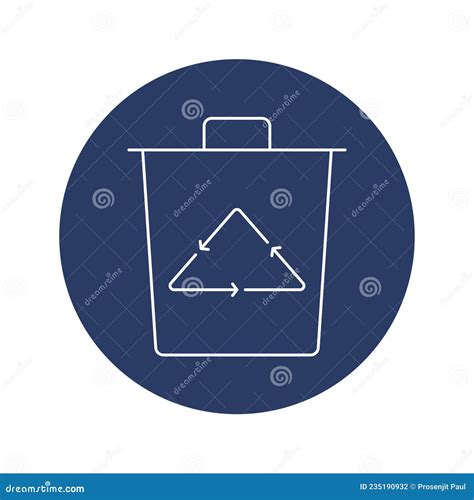 Delete And Recycle Bin Icon Vector Stock Vector Illustration Of