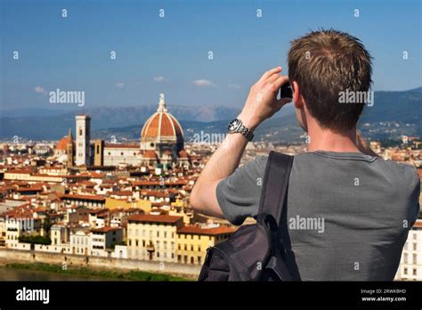 man photographs florence stock photo alamy