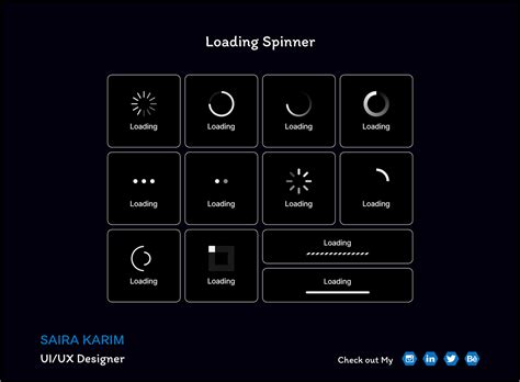 Loading Spinner on Behance