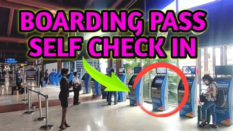 BOARDING PASS SELF CHECK IN MASKAPAI BATIK AIR YouTube