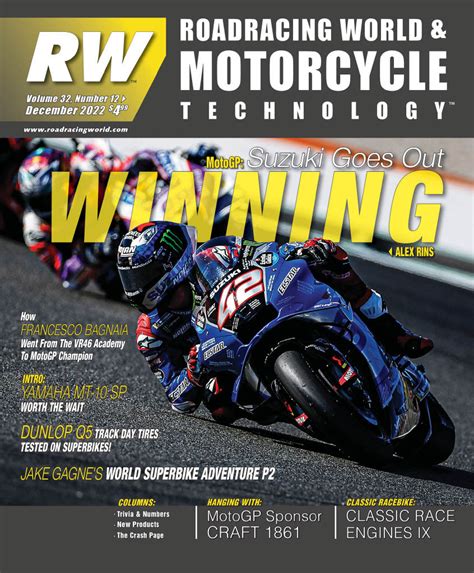 Cover Gallery Roadracing World Magazine Motorcycle Riding Racing