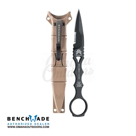 Benchmade SOCP Spear Point Dagger FDE / Sand Sheath - Omaha Outdoors