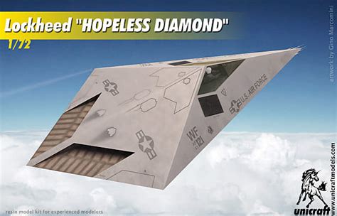 Lockheed Hopeless Diamond Model Kit By Unicraft Fantastic Plastic Models