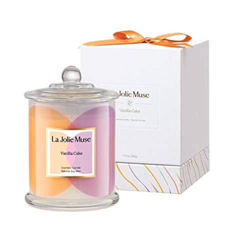 Snagshout La Jolie Muse Vanilla Cake Scented Candle Candles Gifts