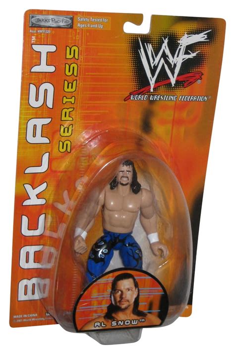 Wwf Backlash Series 5 Al Snow 2001 Jakks Pacific Wwe Action Figure