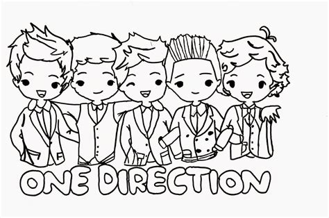 One Direction Colouring Pages Clip Art Library