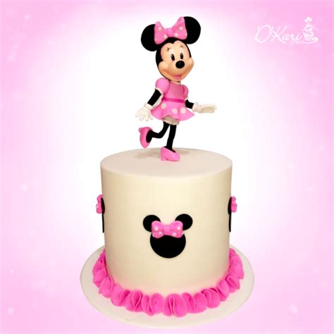 Torta de Minnie coqueta Tortas D kari Pasión por el arte en azúcar