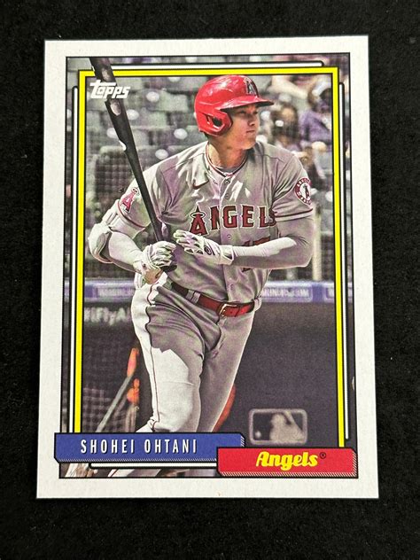 Lot 2021 Topps Update Redux 1992 Shohei Ohtani Insert