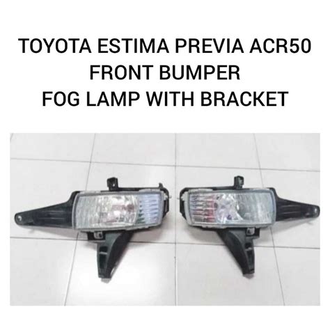 Front Bumper Fog Lamp Toyota Estima ACR50 Aeras 06 08 Sport Light