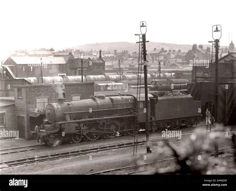 One Of The Last Remaining Steam Locomotives At Carnforth Locomotive