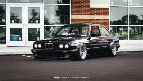 Bmw E30 3 Series Black Deep Dish Slammed Dapper