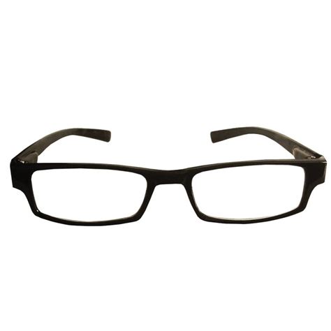 Reading Glasses Basic Black Spring Hinge Reader Optigear