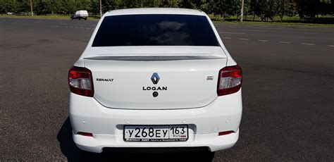 Лип-спойлер Renault Logan 2 "Braz" купить по цене 0 руб. | Тюнинг-Пласт